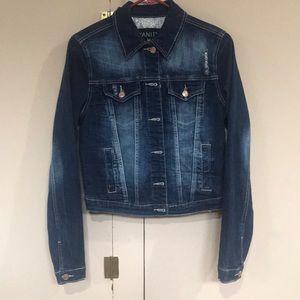Vanity Distressed denim jacket - Sz M